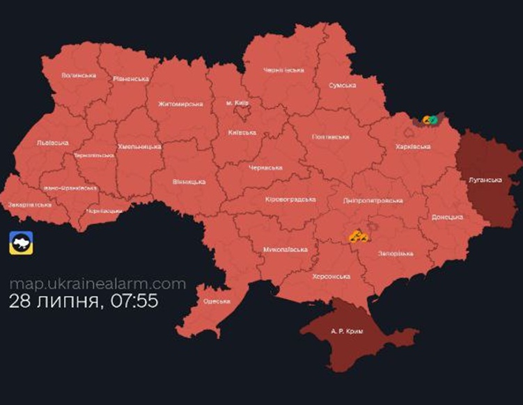 Росія запустила "Кинджали" по Україні: оголошено масштабну тривогу